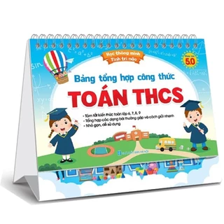 Bộ Lịch Bảng Tổng Hợp Công Thức Toán THCS (Phiên bản 5.0)