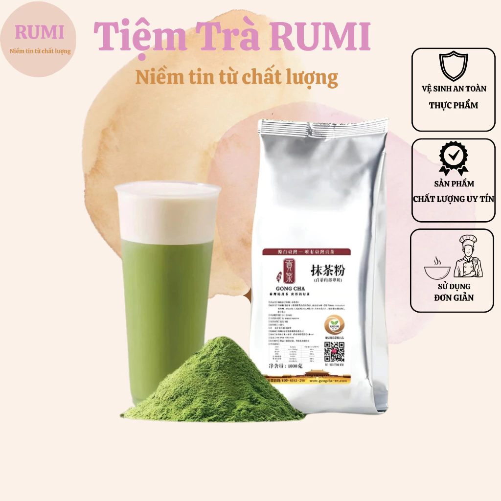 Bột matcha, Socola sữa Đài Loan (1kg)