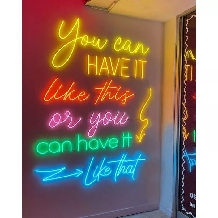 Đèn Neon Sign Led  Thiết Kế Chữ Theo Yêu Cầu Quà Tặng Sinh Nhật Trang Trí Decor Phòng