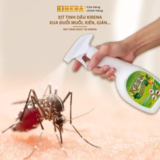 Xịt chống muỗi Kirena đuổi muỗi cho bé và người lớn lên đến 8h dung tích 500ml