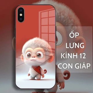 Ốp Lưng Iphone X, Xs, Xr, Xsmax Thiết kế bộ 12 con giáp siêu cute