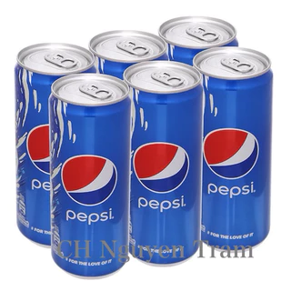 Lốc 6 lon nước ngọt Pepsi 320ml