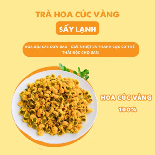 Trà Hoa Cúc Vàng Sấy Lạnh Nguyên Bông Tuyển Chọn Loại Đặc Biệt - Gói 10gr