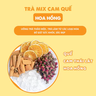 Trà Mix Cam Quế Hoa Hồng