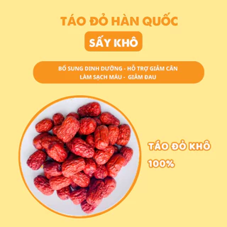 Táo Đỏ Hàn Quốc Sấy Khô Loại Quả To Đặc Biệt