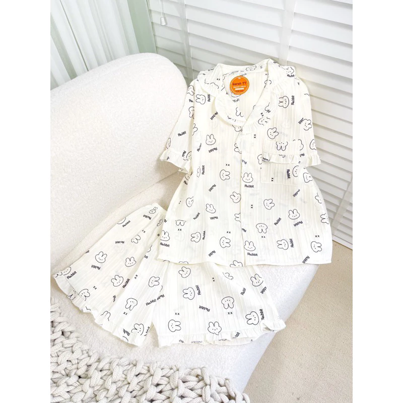 pijama đùi bộ mặc nhà cute