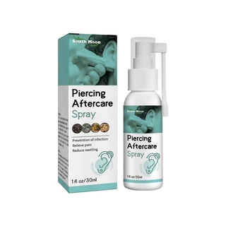 Vệ sinh lỗ xỏ khuyên tai / mũi / rốn bump Piercing Aftercare Spray xịt tiện dụng vệ sinh an toàn lành tính - 30ml