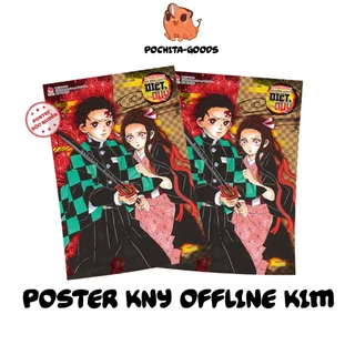 Poster Kimetsu No Yaiba Offline - Quà Tặng Kèm NXB Kim Đồng