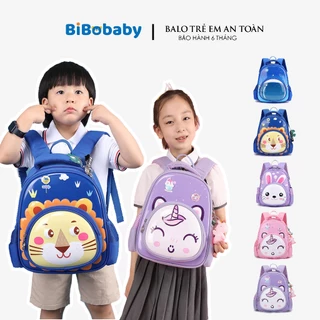 Balo cho bé mẫu giáo họa tiết in hình thú 3D nổi ngộ nghĩnh dễ thương đáng yêu Bibobaby 2872