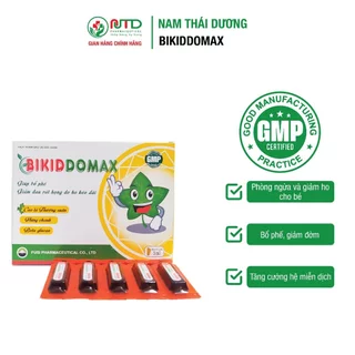 Siro ho Bikiddomax Nam Thái Dương hỗ trợ giảm ho, sổ mũi, tiêu đờm, bổ phế,giải cảm,dùng cho trẻ nhỏ