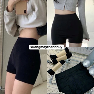 Quần BigSize Black Funoff Short Biker Short Dáng Ngắn Nữ Nâng Mông Mùa Hè Năng Động- cuộn zz