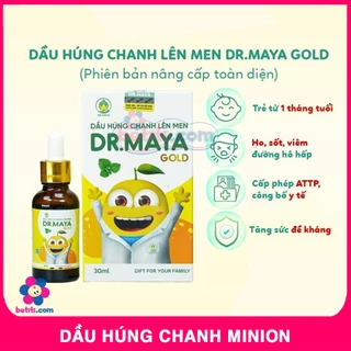 Dầu Húng Chanh Minion Gold - Tinh Dầu Húng Chanh Bé Hết Ho, Sổ Mũi, Tăng Cường Đề Kháng 30ml