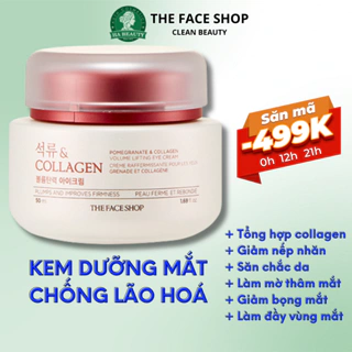 Kem dưỡng vùng mắt The Face Shop Pomegranate & Collagen Volume Lifting Eye Cream 50ml