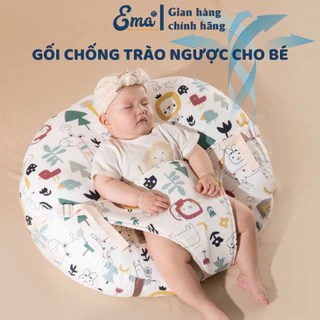 Gối chống trào ngược dạ dày cho bé từ 0-18 tháng - giảm tình trạng nôn trớ, sặc sữa sau ăn, dùng