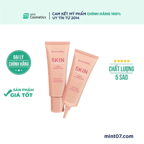 Kem Nền Silkygirl Skin Perfect Liquid Foundation SPF 30 PA+++