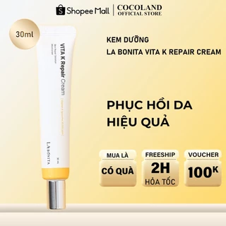 Kem Dưỡng Vita K Phục Hồi Da La Bonita Vita K Repair Cream 30ml - DR213