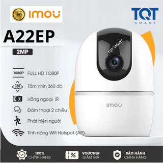 Camera Wifi Imou A22EP 2.0MP Full HD 1080P - Xoay 360 Độ - Đàm Thoại 2 Chiều - Hàng Chính Hãng - BH 2 Năm - TQT SMART