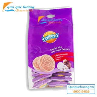 [CHÍNH HIỆU] Bánh nướng kem khoai môn Lai Phú 350g - Cookies with taro cream 350gr