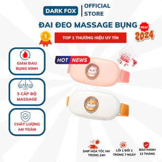 Đai Đeo Massage Làm Ấm Bụng Giảm Đau Bụng Đau Lưng Cho Phụ Nữ,Chườm Nóng Giảm Đau Bụng Kinh 4 Chế Độ Kèm Sạc USB - DSB01