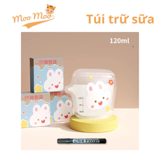 Hộp 30 túi trữ sữa Hukou 200ml /120ml tặng kèm bút