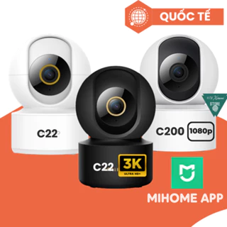 Camera IP Xiaomi Mijia 360 độ 2K - Camera giám sát Xiaomi Imilab C22 3K