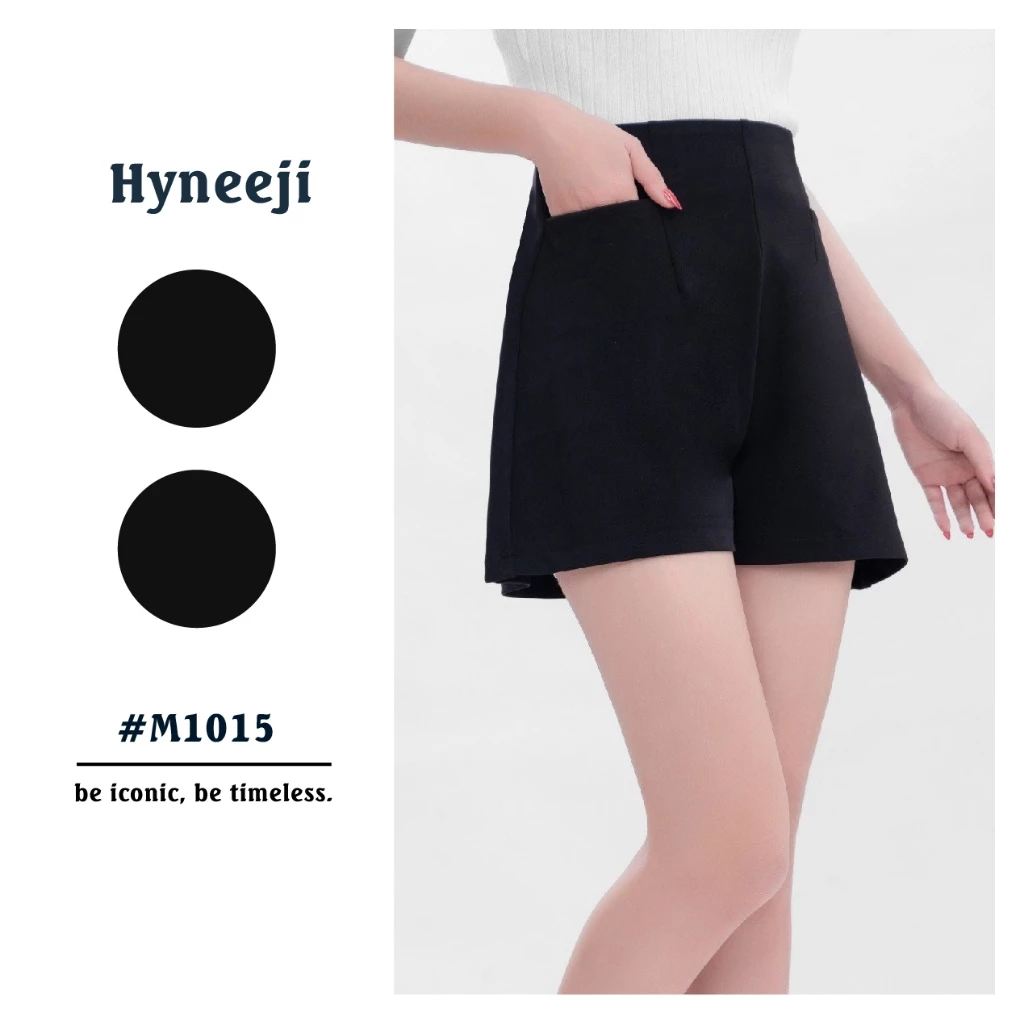 Quần Short Nữ Hyneeji #M1015 Cạp Liền Túi Trước