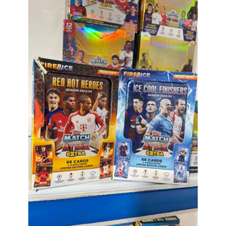 [ Mega Tin ] Hộp Thẻ Lớn Match Attax EXTRA Champions League Mùa 2023/24 23/24( 66 thẻ )