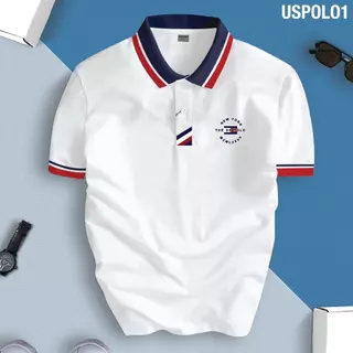 Áo Polo phối THE US POLO1 nam nữ cổ bẻ vải xịn Unisex, trẻ trung, thanh lịch