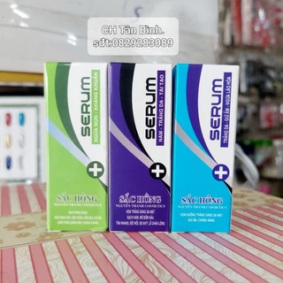 Serum Sắc Hồng-Nguyễn Thanh Cosmetics - Sẵn 3 dòng serum ngừa mụn kháng khuẩn/nám trắng da tái tạo/trắng da ngừa lão hóa