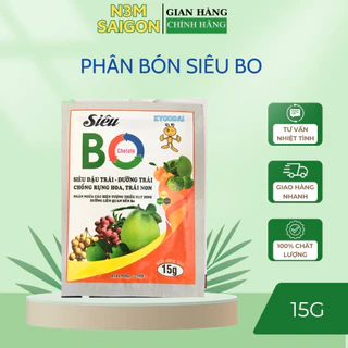 Phân Bón Siêu BO chống rụng hoa - trái non siêu đậu trái - dưỡng trái Gói 15g N3M saigon