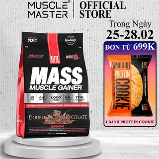 [Mã SKAMA8 giảm 8% đơn 300K] [TẶNG BÌNH] Thực Phẩm Bổ Sung Tăng Cân và Cơ Nạc Elite Labs Mass Muscle Gainer 10lbs