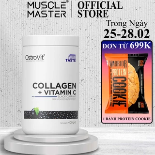 [CHÍNH HÃNG] Thực Phẩm Bổ Sung Collagen Đẹp Da và Tóc Ostrovit Collagen + Vitamin C 400g
