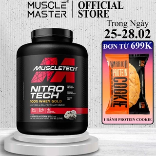 Whey Tăng Cơ Cao Cấp MuscleTech Nitro Tech Whey Gold 5lbs