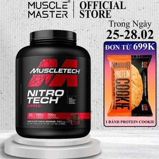 Whey Tăng Cơ và Giảm Mỡ MuscleTech Nitro Tech Ripped 4lbs