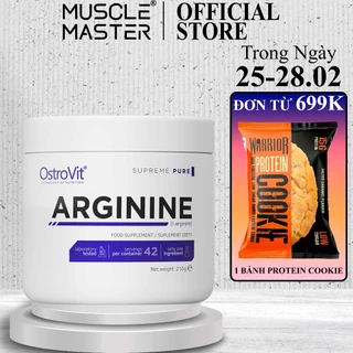 [CHÍNH HÃNG] Thực Phẩm Bổ Sung Tăng Sức Mạnh và Phục Hồi Cơ Ostrovit Arginine 210g