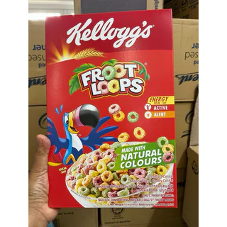 [Date 12/2024]NGŨ CỐC DINH DƯỠNG/ BÁNH ĂN SÁNG KELLOGG'S FROOT LOOPS 285g