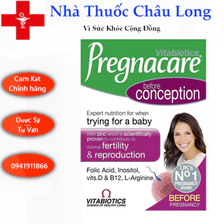 Thuốc bổ trứng tăng khả năng thụ thai Pregnacare before Conception - Nội Địa Anh