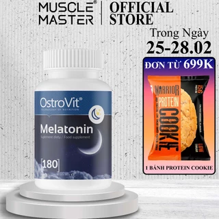 [CHÍNH HÃNG] Thực Phẩm Bổ Sung Giúp Ngủ Ngon Hơn Ostrovit Melatonin 180 Viên