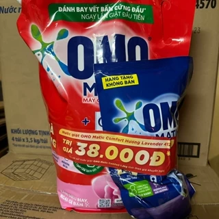 NƯỚC GIẶT OMO 3,6KG ( DÀNH CHO MÁY CỬA TRÊN )