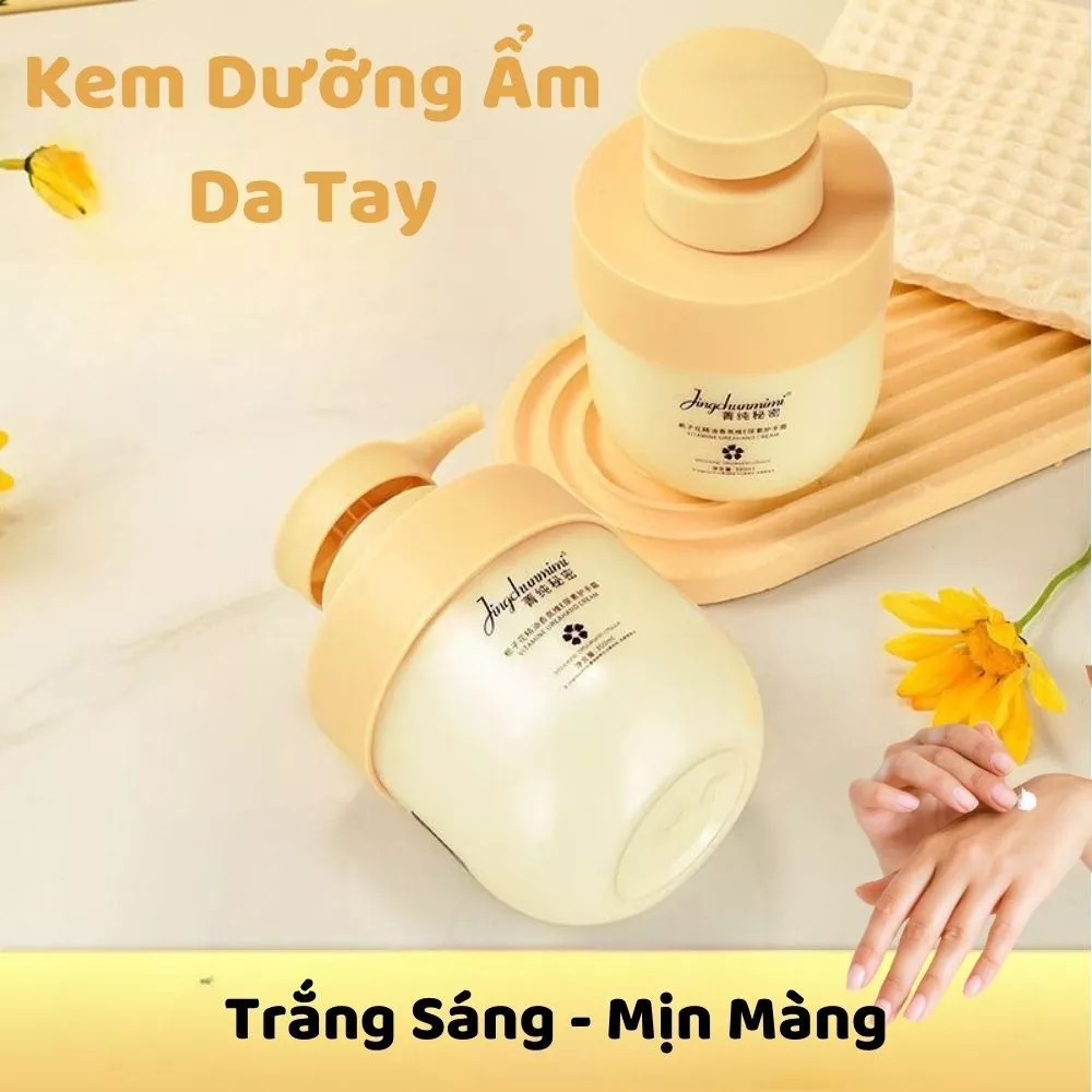 Kem Dưỡng Da Tay Dưỡng Ẩm Giúp Da Mềm Mịn Căng Bóng, Kem Dưỡng Ẩm Trắng Sáng Da Ngăn Ngừa Nứt Nẻ Chống Khô Da Tay Chân