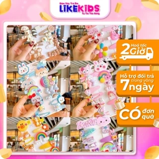 Set KẸP DỄ THƯƠNG hình cầu vồng cho bé gái - LikeKids