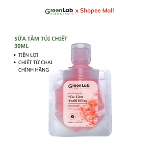 Sữa tắm Muối Hồng GreenLab dạng túi nắp 30ml