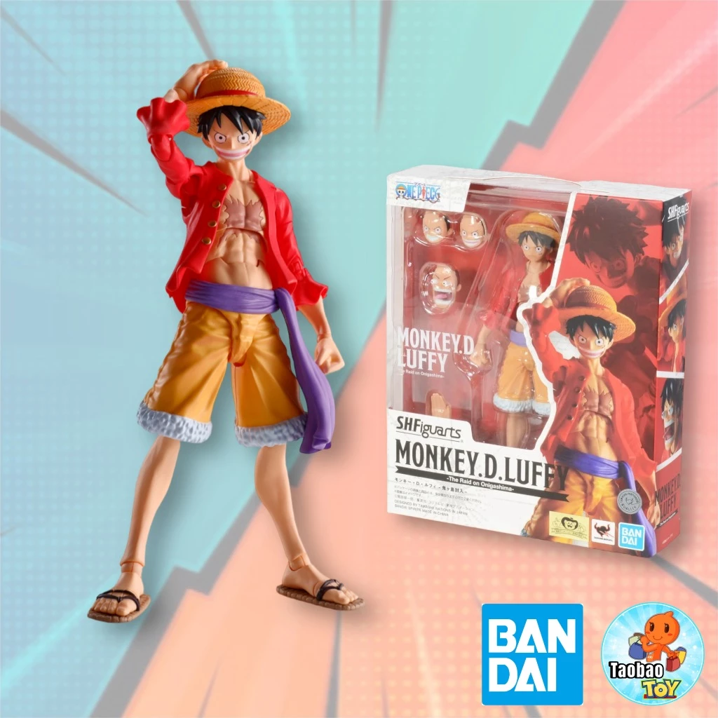 (Có sẵn- Hoả tốc) Mô Hình Chính Hãng BANDAI SHF One Piece: SHFiguarts Monkey D Luffy