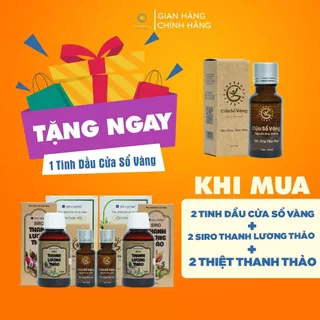 Combo Bảo Vệ Sức Khoẻ 17 (2 Thiệt Thanh Thảo, 2 Thanh Lương Thảo Siro, 2 Tinh Dầu) - TẶNG 1 Tinh Dầu