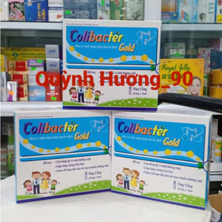 ( Chính hãng ) Men vi sinh COLIBACTER Gold hộp 20 ống giúp ổn định hệ tiêu hóa cho bé