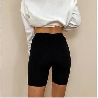 Quần legging nữ lửng  vải thun cao cấp nữ đùi ngố đồ mặc nhà dáng ôm bó lưng thun tập gym yoga bigsize Q29
