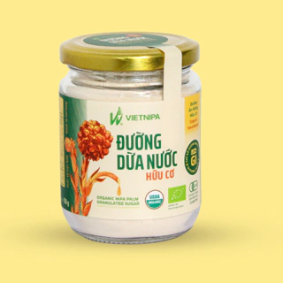 Đường ăn kiêng hữu cơ🌸Đường Dừa Nước Hữu Cơ VIETNIPA 150gr🌸Organic Nipa Palm Granulated Sugar - Organic Sweetener