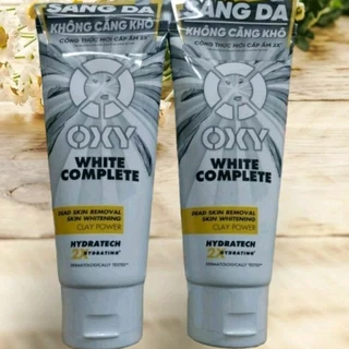 sữa rửa mặt sáng da nam Oxy white complete 100g sạch da chết tút sáng da