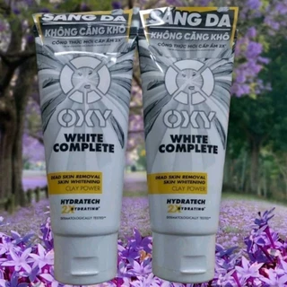 sữa rửa mặt sáng da nam Oxy white complete 100g sạch da chết tút sáng da