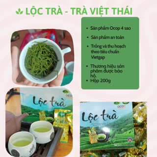 Lộc trà  Việt Thái (Hộp 200g gồm 20 gói nhỏ 10g/gói  )